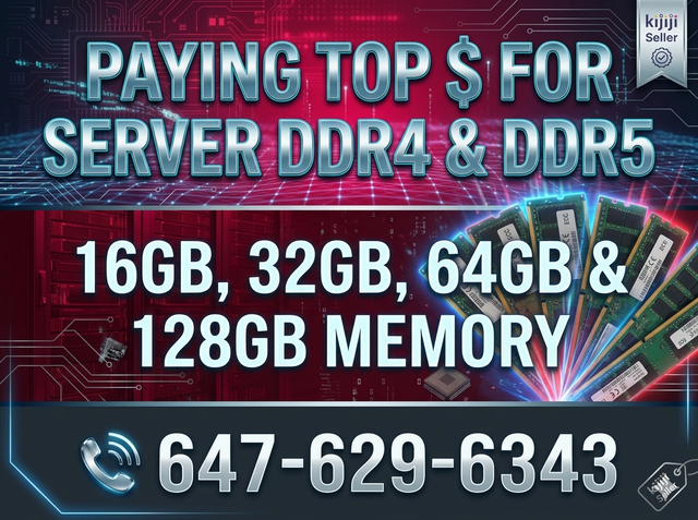 Buying Server RAM Bulk Lots – DDR4 & DDR5 (16GB, 32GB, 64GB)