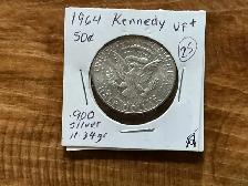 1964 J.F. KENNEDY Half Dollar 900 Silver Coin !