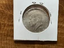 1964 J.F. KENNEDY Half Dollar 900 Silver Coin ! - Photo 2
