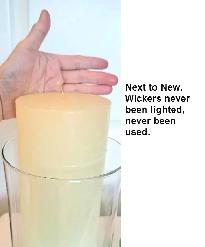 LARGE CANDLES, GLASS WARE - Photo 7