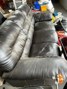 Leather Couch & Loveseat
