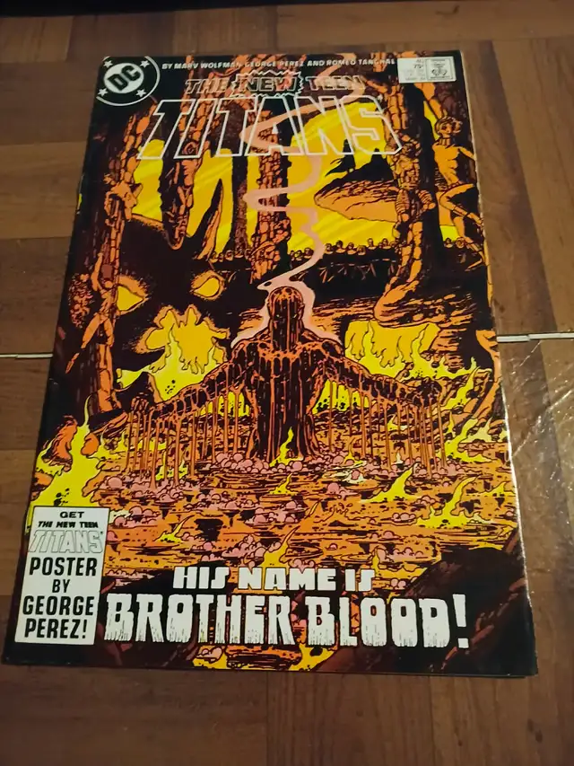 New Teen Titans #40 Brother Blood appearance George Perez Marv