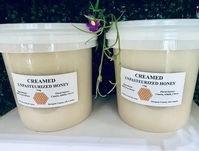 UNPASTEURIZED WHIPPED & CREAMED HONEY - 3KG