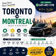 Toronto Montreal Rides | Parcel | Moving | Brampton Rideshare