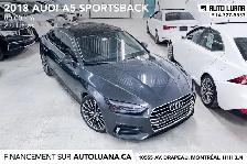 2018 AUDI A5 Sportback Progressiv TOIT PANO/CAMERA/NAV/80,000km - Photo 10