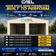 New CAEL Garage Sheds & Metal Carport - Photo 3