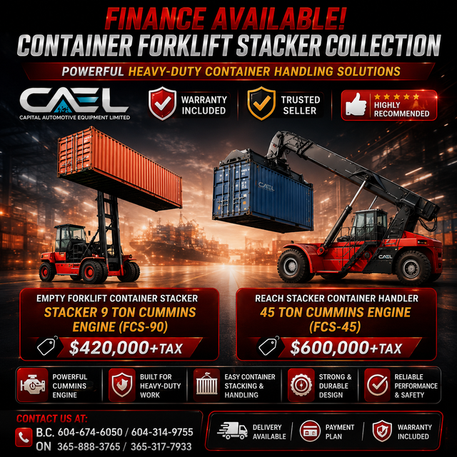 NEW CAEL Container Handlers comes with cummins engine