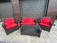 set ensemble de patio brun