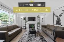 3 BEDROOMS - FULLY FURNISHED ALL UTILITIES INCLUDED