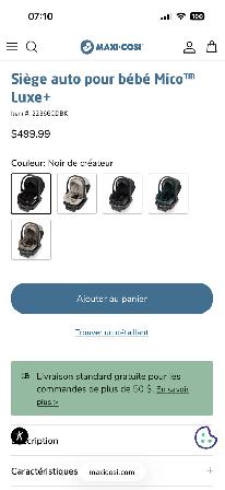SIÈGE AUTO POUR BÉBÉ - Photo 2