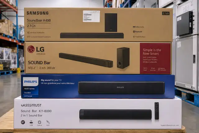 Soundbars with subwoofers | Brand New | Limited stock