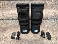 Two Honeywell QuietSet 13' Slim Mini Tower Oscillating Fans - Photo 2