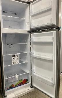 New Stainless 11.5 ft.³ Fridge with two-year factory warranty,
