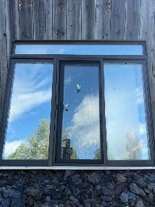 porte patio triple brun commercial - Photo 2