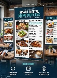 Smart Digital Menu Displays