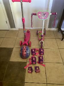 kids skye scooters and accessories