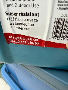 Storage Bins Rubbermaid - Photo 5