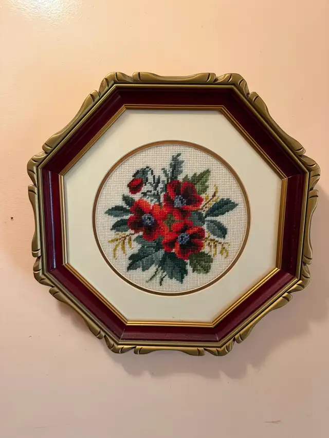 Needlepoint Flowers