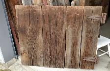 1930's White Pine Barn Door original condition.
