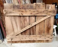 1930's White Pine Barn Door original condition. - Photo 3