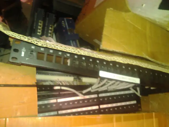 belden cat 6  patch panels 24 and 48 port 2000  cisco router sw