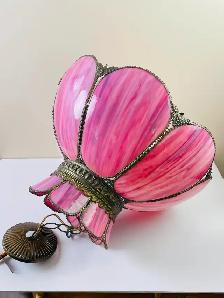 1970's hanging coloured glass light - Photo 4