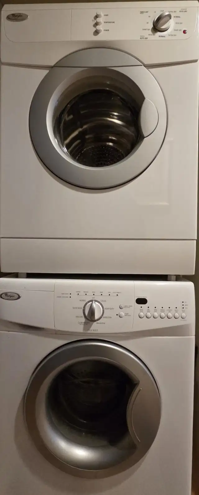 Stacked Apartment Size Washer/Dryer