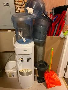 Free hot n cold water dispenser.