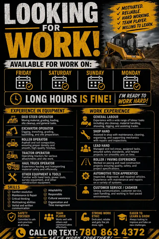 Looking for work