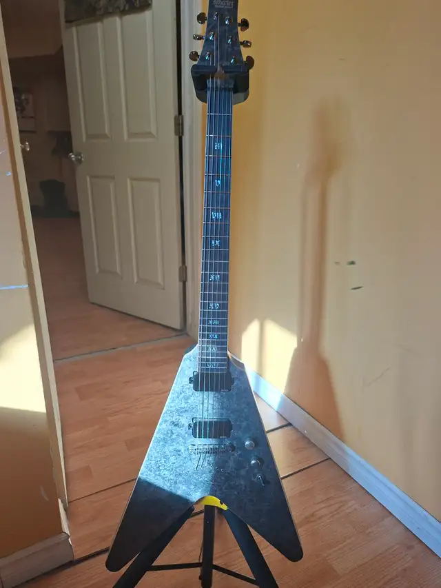 Schecter V-1 Juan of the Dead signature model