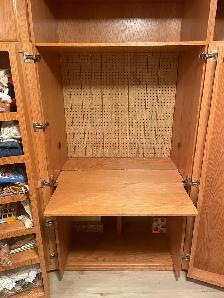CRAFT/SEWING OAK WALL UNIT - Photo 3