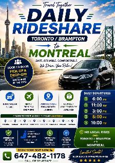 Montreal Toronto Rides | Rideshare | Parcel Delivery | Movings - Photo 4