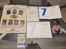 Mickey Mantle 'Sealed ' Score MLB card pack, etc. - Photo 3