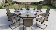 Patio Set with 6 chairs