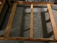 Homemade queen log bed frame - Photo 3