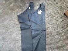 Men's Motorcycle Leather Chaps Brand New $50 Re-Gear Oshawa