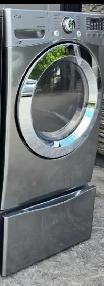 electric lg dryer with storage  free delivery