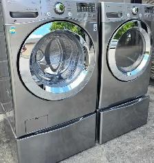 electric lg dryer with storage  free delivery - Photo 2
