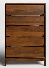 Veach 31.5' W 5-Drawer Vertical Dresser with Metal Glides