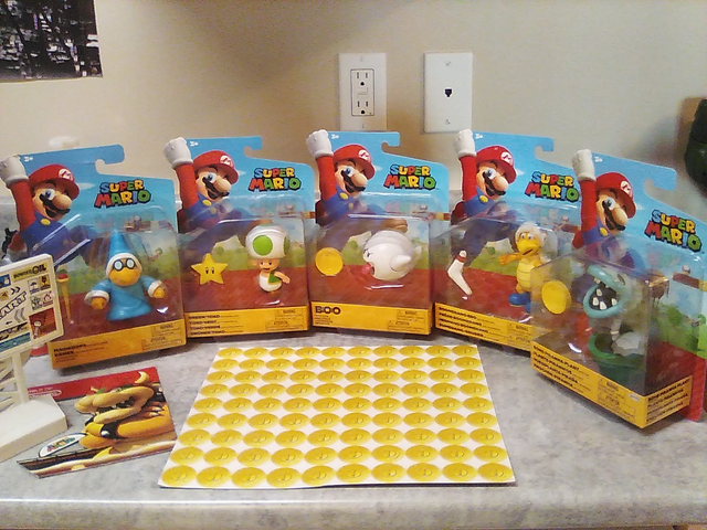 Super Mario Bros World of Nintendo Action Figures New Jakks
