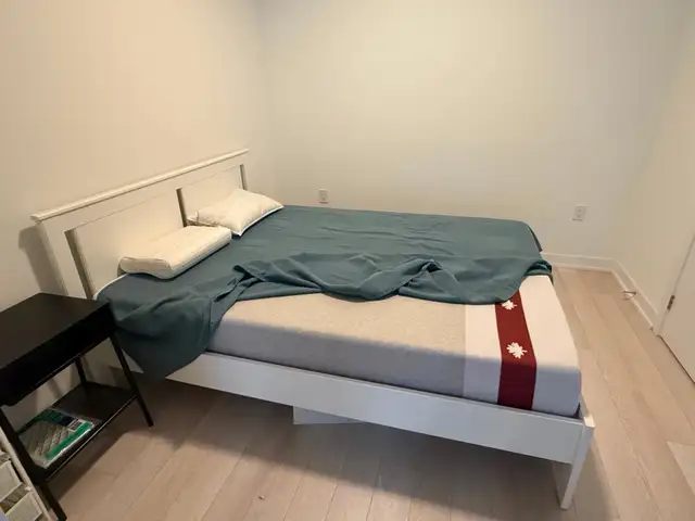 Queen Bed Frame and Mattress for Free