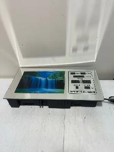 Computer Digital Calendar Waterfall Wall Clock