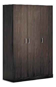 Wardrobe 3-door, Sauder Expresso