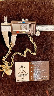 14k yellow Gold Chain  # R 23 - Photo 7