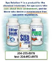 natural hot tub chemicals