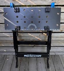 Établi de travail pliable Mastercraft avec étau intégré