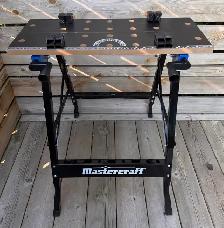 Établi de travail pliable Mastercraft avec étau intégré - Photo 4