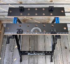 Établi de travail pliable Mastercraft avec étau intégré - Photo 5