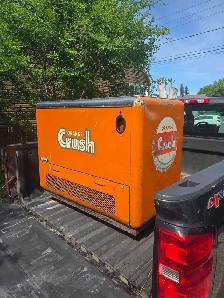 1950s Antique Orange Crush Cooler - Photo 3