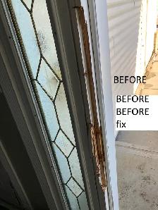 sellingbusted doors and or door  frame jamb fiksing, we wil